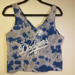 VS PINK Dodgers Crop Top Size XS